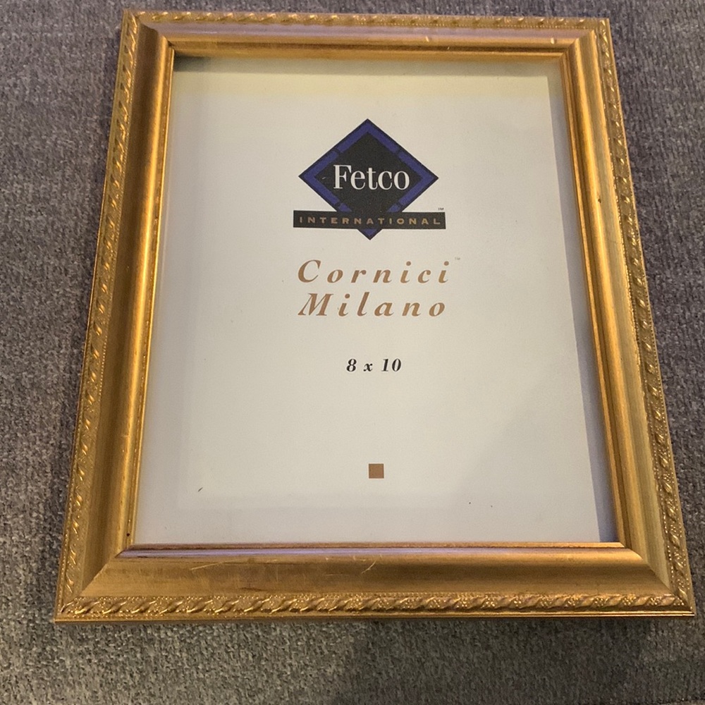 Gold photo frame